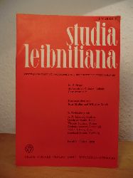 Mller, Kurt und Wilhelm Totok (Hrsg.) - im Auftrage der Gottfried-Wilhelm-Leibniz-Gesellschaft e.V.:  Studia Leibnitiana. Vierteljahrschrift fr Philosophie und Geschichte der Wissenschaften. Band II, Heft 2, 1970 
