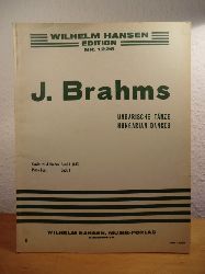 Brahms, Johannes:  Ungarische Tnze. Klavier zu 4 Hnden. Band I (1 - 10) / Hungarian Dances. Piano Duet. Volume I (1 -  10) 