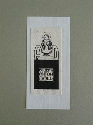 Klee, Fritz:  Exlibris fr Anton Doll. Motiv: Mnchner Kindl 
