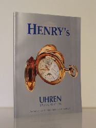 Henry`s Auktionshaus GmbH:  Henry`s Uhren Spezial-Auktion am 14. Mrz 2003 