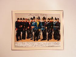 Kirmse, Gustav:  XV. Armee-Corps. Farbige Chromolithographie unter Passepartout 