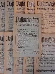 Stange, D. Erich (Hrsg.):  Pastoralbltter fr Predigt, Seelsorge und kirchliche Unterweisung. Der vollstndige 79. Jahrgang 1936 / 1937 in 11 Heften, davon ein Doppelheft 