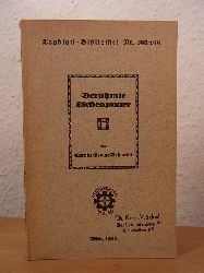 Groag-Belmonte, Carola:  Berhmte Liebespaare. Tagblatt-Bibliothek Nr. 198/199 