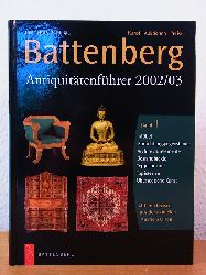 Graf, Henriette (Hrsg.):  Battenberg Antiquittenfhrer 2002 / 2003. Kunst, Auktionen, Preise. Band 1: Mbel, Einrichtungsgegenstnde, Architekturelemente, Designobjekte, Teppiche und Tapisserien, berseeische Kunst 