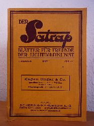 Lux, Adolf (Schriftleitung):  Der Satrap. Bltter fr Freunde der Lichtbildkunst. 6. Jahrgang 1930, Heft 6 