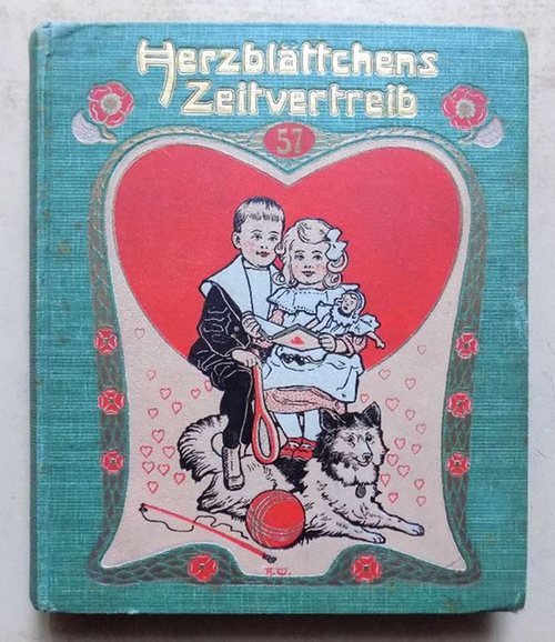 Gumpert, Thekla von  Herzblättchens Zeitvertreib - Unterhaltungen für kleine Knaben und Mädchen zur Herzensbildung und Entwicklung der Begriffe. Herausgegeben von Berta Wegner-Zell. 