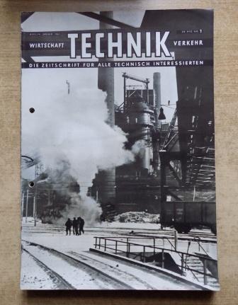   Wirtschaft Technik Verkehr - 1941 - Die Zeitschrift für alle Technisch Interessierten. 