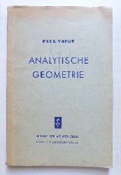 Voigt, Paul  Analytische Geometrie. 