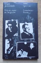 Jermolinski, Sergej  Erinnerungen an Bulgakow. 