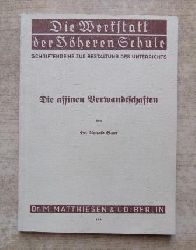 Baur, Arnold  Die affinen Verwandtschaften. 