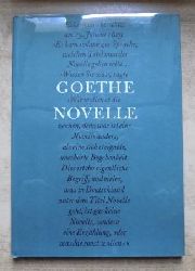 Goethe, Johann Wolfgang von  Novelle. 