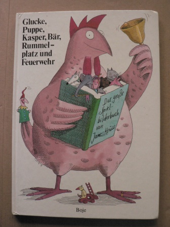 Krüss, James/Wiegandt, Petra (Illustr.)  Glucke, Puppe, Kasper, Rummelplatz und Feuerwehr. Das große Spielbilderbuch 