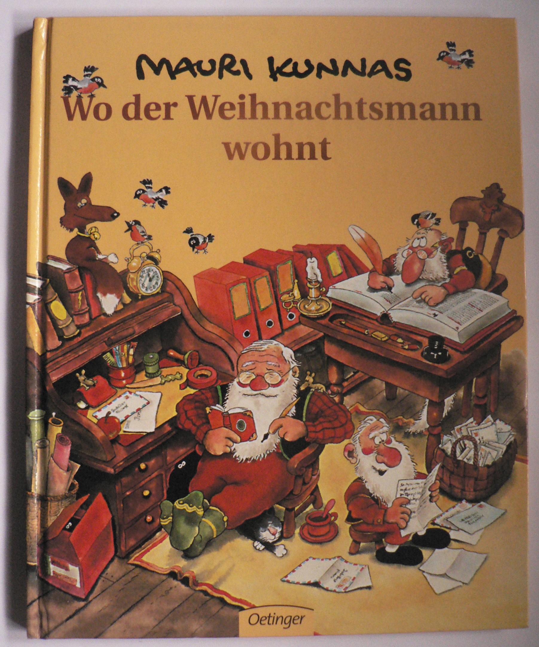 Kunnas, Mauri & Tarja/Pyykönen-Stohner, Anu & Stohner, Friedbert (Übersetz.)  Wo der Weihnachtsmann wohnt 