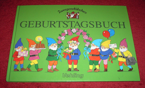 Schuster, Elke  Zwergenstübchen Geburtstagsbuch. Spiele und Lieder für Kindergeburtstage. 