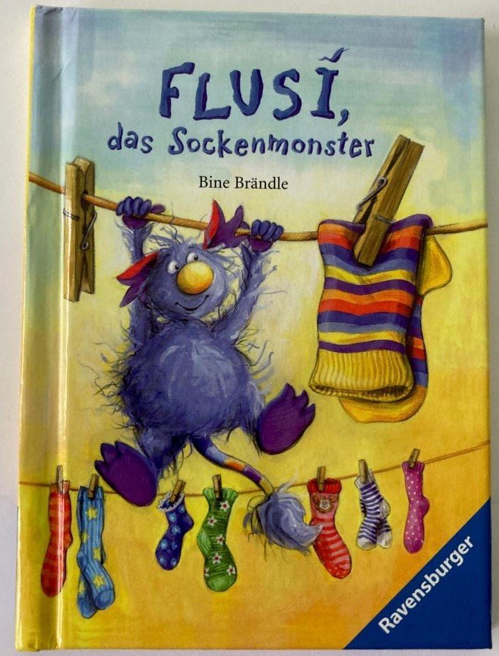 Bine Brändle  Flusi, das Sockenmonster  (Minibuch) 