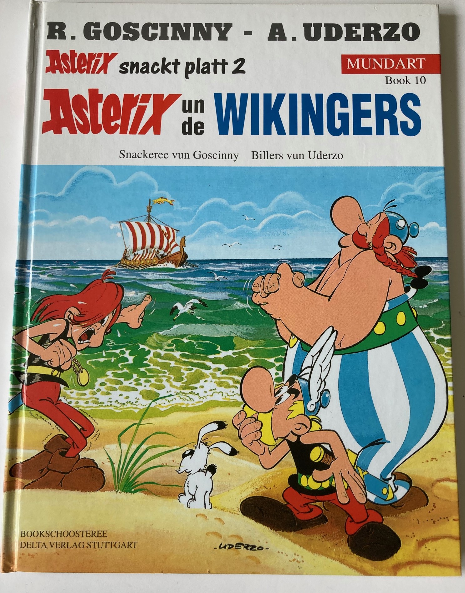 Goscinny, René/Uderzo, Albert  Asterix snackt platt 2:  Asterix un de Wikingers (Book 10) 