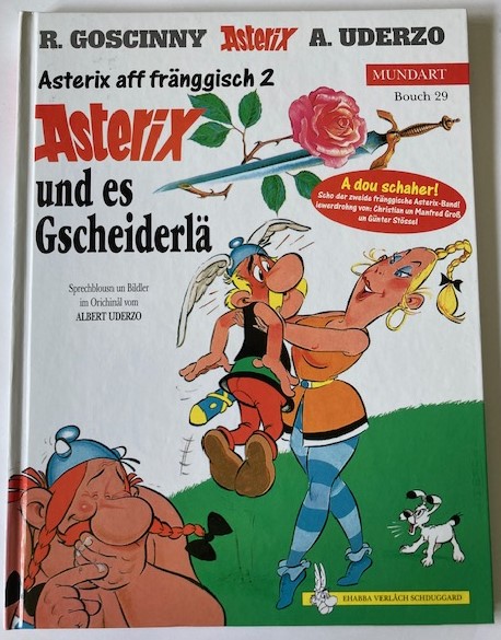 Goscinny, René; Uderzo, Albert  Asterix aff fränggisch 2: Asterix und es Gescheiderlä (Bouch 29) 