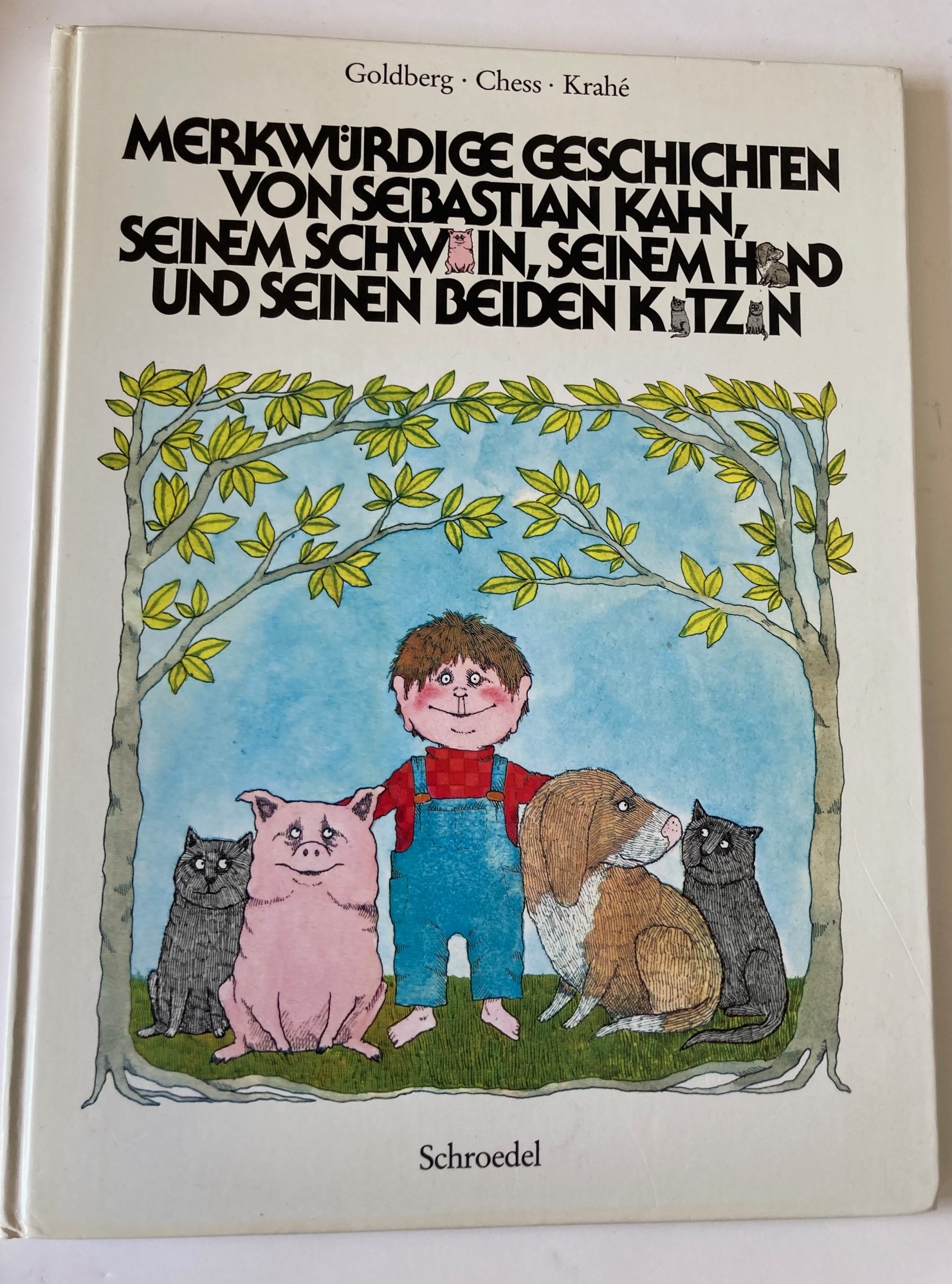 Goldberg, Stanley  J./Krahé, Hildegard/Chess, Viktoria  Merkwürdige Geschichten von Sebastian Kahn, seinem Schwein, seinem Hund und seinen beiden Katzen 