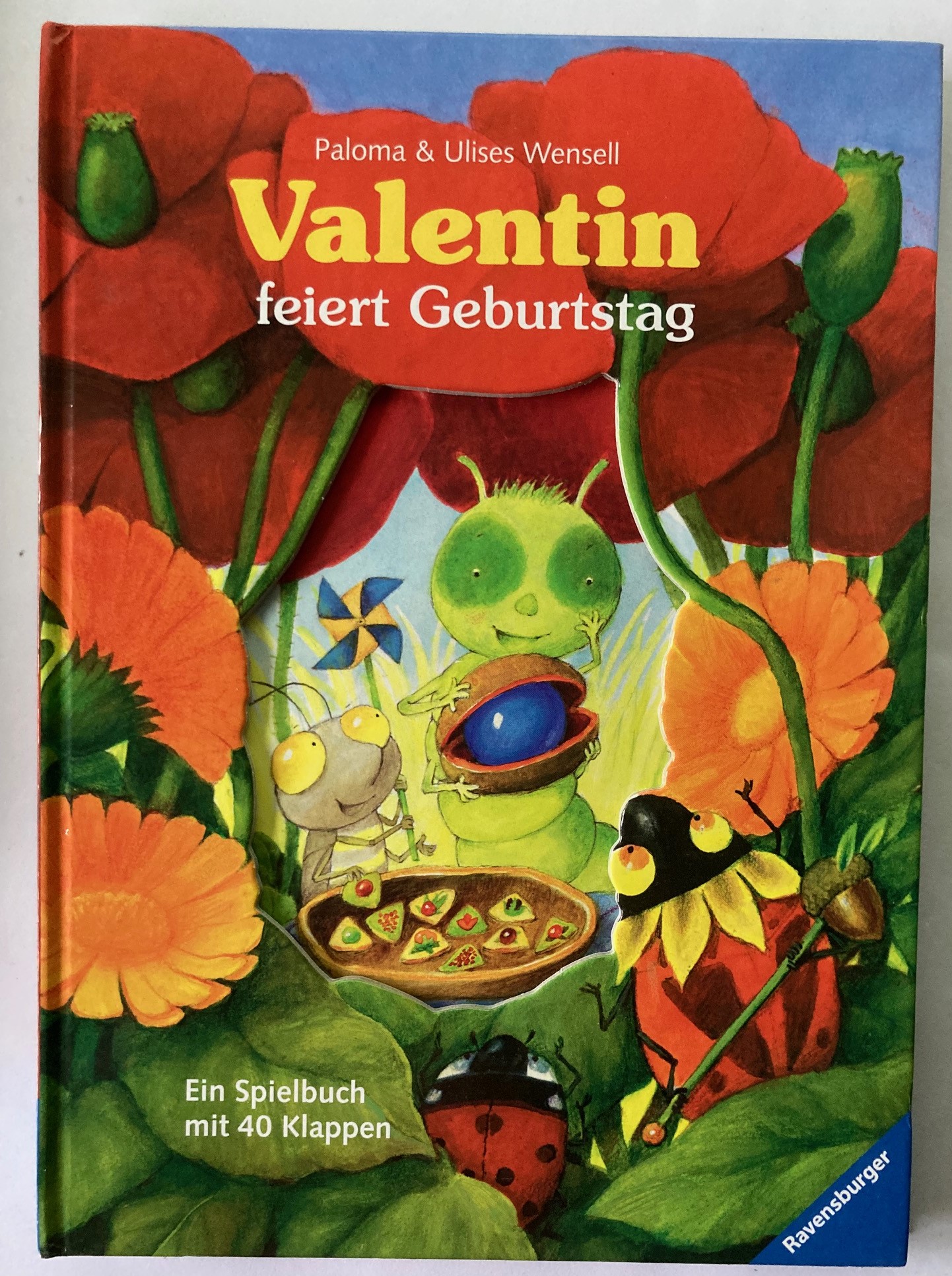 Wensell, Paloma & Ulises/Willershausen, Ursula  Valentin feiert Geburtstag. Ein Spielbuch mit 40 Klappen 