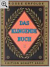   Das klingende Buch I. Eine Sammlung beliebter und berhmter Stcke einzeln und in Potpourriform aus dem Gebiete der Volks- und Unterhaltungsmusik fr Klavier 