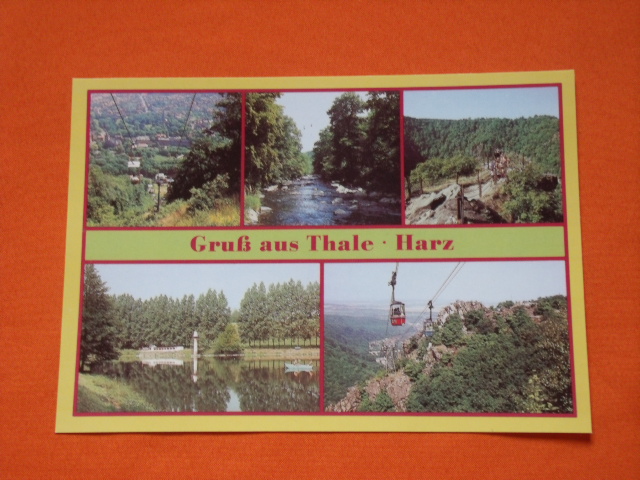   Postkarte: Gruß aus Thale. Harz. 