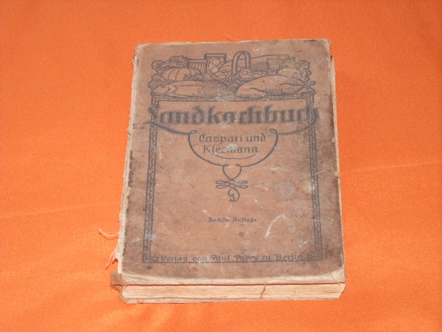 Caspari und Kleemann  Landkochbuch 