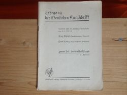 Baier,Max; Lang, Karl  Lehrgang der Deutschen Kurzschrift. Zweiter Teil: Verkkehrsschrift-Praxis. 