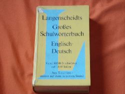 Messinger, Heinz; Rdenberg, Werner  Groes Schulwrterbuch Englisch-Deutsch 