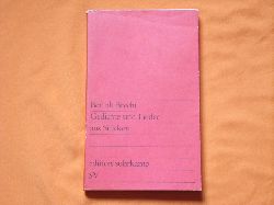 Brecht, Bertolt  Gedichte und Lieder aus Stcken 