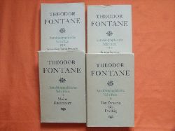 Fontane, Theodor  Autobiographische Schriften (Vier Bnde) 