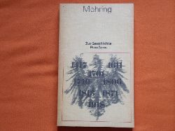 Mehring, Franz  Zur Geschichte Preuens 