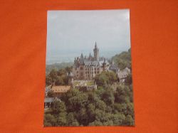   Postkarte: AERO-FOTO DDR. Luftbildserie der Interflug. Feudalmuseum Schlo Wernigerode. 