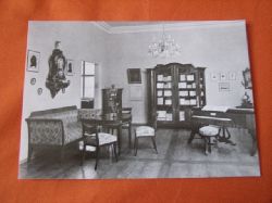   Postkarte: Ilmenau. Goethegedenksttte, Goethezimmer.  