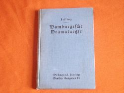Lyon, Otto (Hrsg.)  Hamburgische Dramaturgie von Lessing 