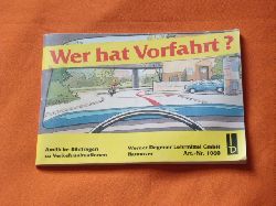   Wer hat Vorfahrt? Amtliche Bildfragen zu Verkehrssituationen.  