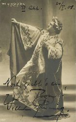 diverse  textbcher von 7 opern und musikstcken, beiliegend autogrammkarte von wilhelm grning mit datum und dreizeiliger signatur 