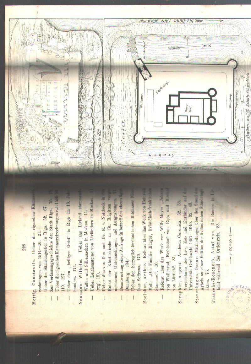 "."  Sitzungsberichte der Gesellschaft für Geschichte und Alterthumskunde der Ostseeprovinzen Russlands aus dem Jahre 1894 