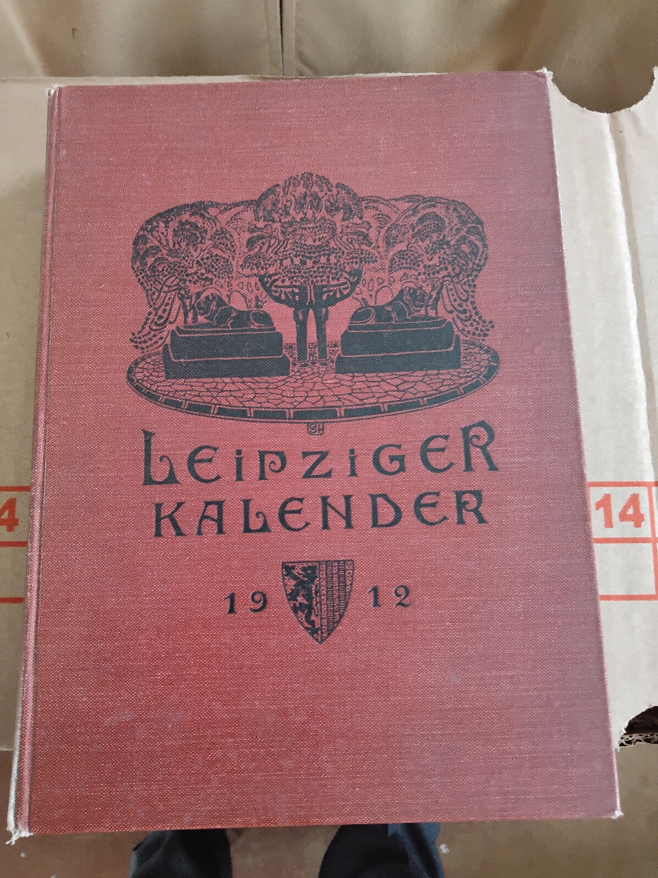 Merseburger  Leipziger Kalender  Illustriertes Jahrbuch und Chronik  1912 