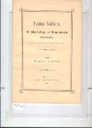 Wilhelm Petersen  Fauna baltica  Die Schmetterlinge der Ostseeprovinzen Russlands  1. Theil Rhopaocera (Tagfalter) 