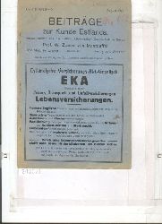 Prof W. Zoege von Manteuffel  Beitrge zur Kunde Estlands Heft 9-10 1923 