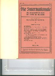 "."  Die Internationale  Eine Monatsschrift fr Praxis und Theorie des Marxismus  Heft 1 April 1915 