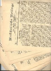 "."  Musikalische Beilage des Rigaer Tageblatt   Nr. 1,3,5-14,17-24 fast completter Jahrgang  