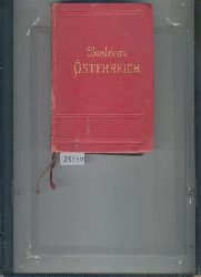 K. Baedeker (Baedeker Reisefhrer)  sterreich  Handbuch fr Reisende 