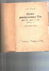 L. Friedland  Hinter geschlossener Tr  Aufzeichnungen eines Venerologen 