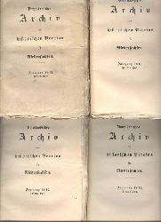 Bronnenberg   Havemann  Schaumann  Vaterlndisches Archiv des historischen Vereins fr Niedersachsen  Jahrgang 1842 Erstes bis Viertes Heft   ( zus. 4 Hefte) 