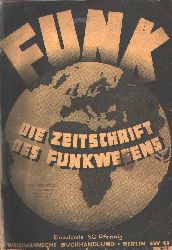"."  Funk  Die Zeitschrift des Funkwesens Heft 1 1. Januar 1936 