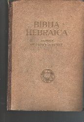 Edidit Rud. Knittel,  P.Kahle, A. Alt, O. Eisenfeldt, adjuvantibus W. Baumgartner, G. Beer, J. Begrich, J.A. Bewers, F. Buhl, J. Hempel, F. Horst, M. Noth, O. Proksch, G. Quell, Th H. Robinson, W. Rud  Biblia Hebraica Volumen II (Jesaia - Chronica II) 