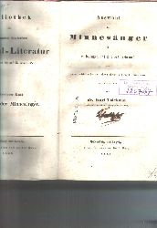 Karl Volckmar  Auswahl der Minnesnger fr vorlesungen und zum schulgebrauch mit einem wrterbuche und einem abrisse der mhd. formenlehre 