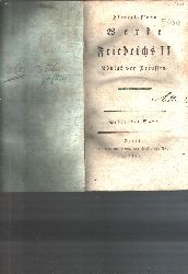 "."  Hinterlassene Werke Friedrichs II Knigs von Preussen  Siebenter und Achter Band (Gedichte) 
