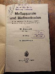 W. Knobloch  Messapparate und Messmethoden fr den praktischen Installateur und Monteur elektrischer Stark- und Schwachstromanlagen 